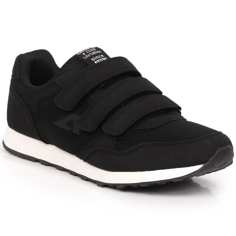 American Club W AM924A pantofi sport negri cu velcro negru