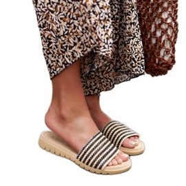 Sandale Capovalle țesute negre negru