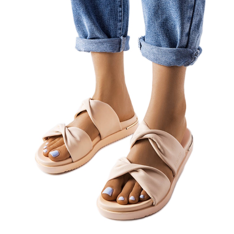 Papuci Beige Big Star LL274A122 bej