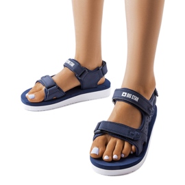 Sandale de spumă bleumarin de la Big Star LL274792 albastru