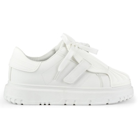 Pantofi sport de damă albi la modă