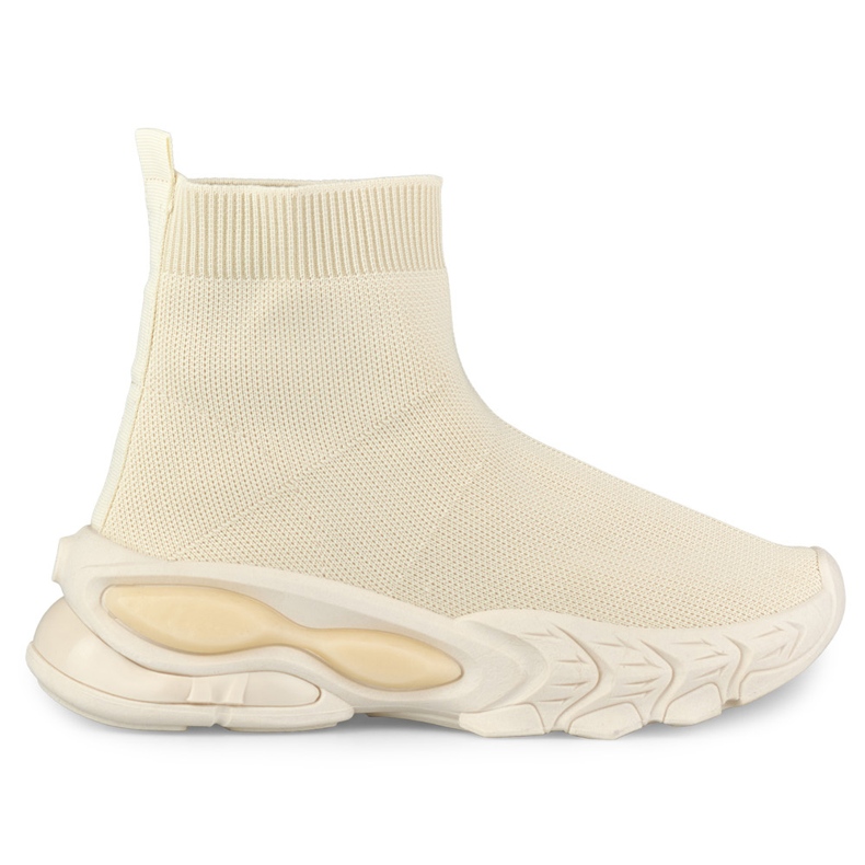 Pantofi slip-on dama bej inalti