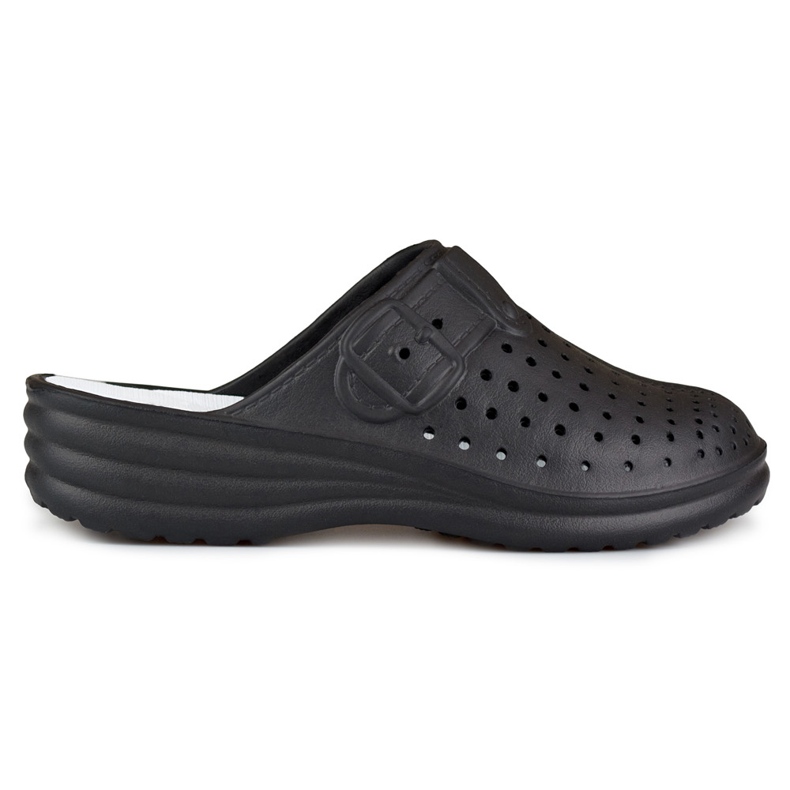 Șlapi confortabili de damă cu degete acoperite negre negru Șlapi confortabili de damă cu degete acoperite negre negru