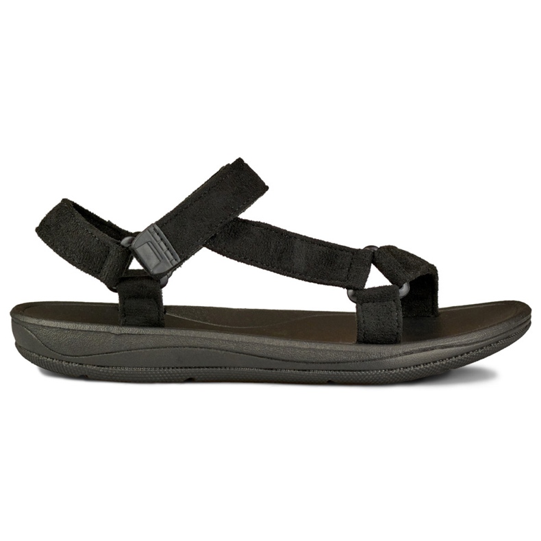 Sandale de dama negre cu velcro negru