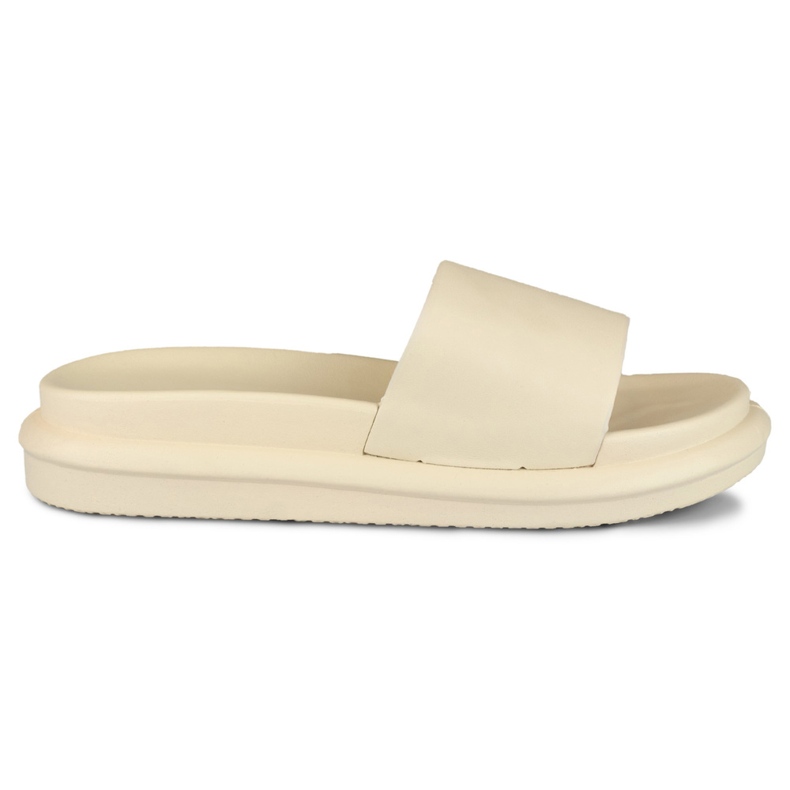 Papuci de damă, clasici, confortabili, de culoare bej