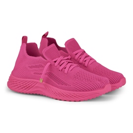 Pantofi sport dama elastic fucsia roz Pantofi sport dama elastic fucsia roz