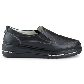 Pantofi de dama ajurati din piele naturala negru Pantofi de dama ajurati din piele naturala negru