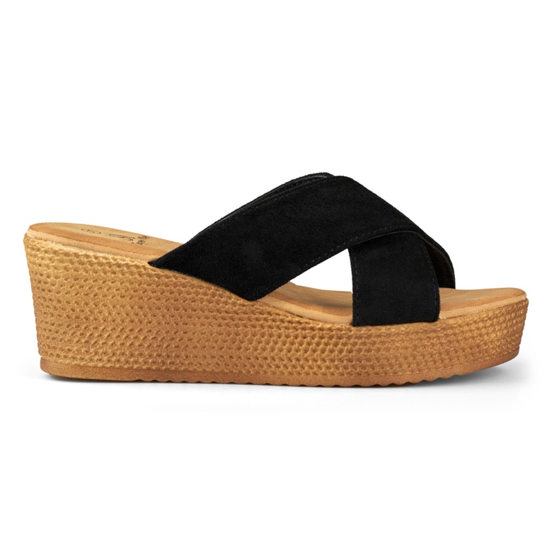 Papuci negri pentru femei negru Papuci negri pentru femei negru