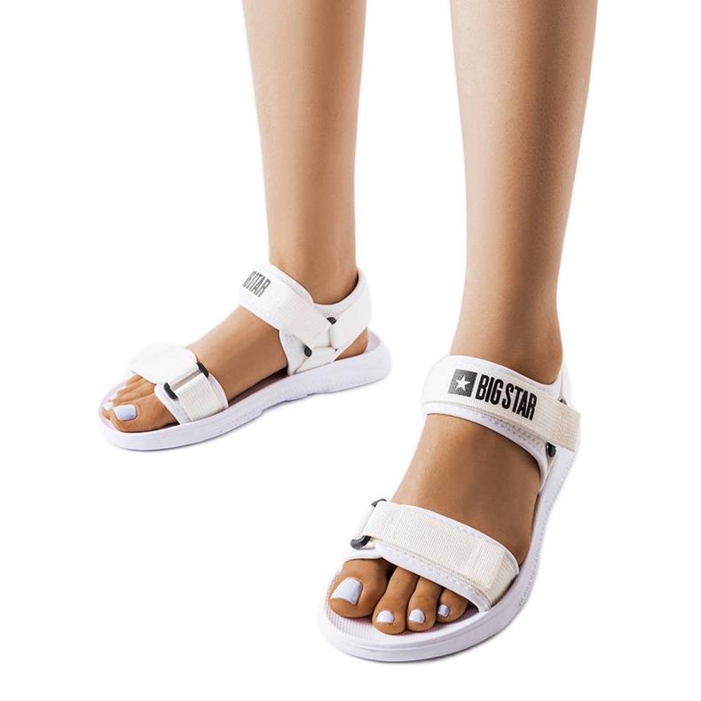 Sandale sport Big Star HH274A026 albe