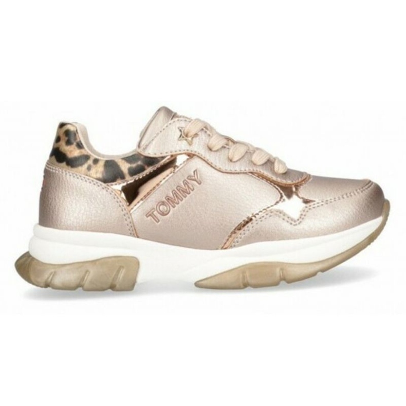 Pantofi Tommy Hilfiger T3A4-31174-1243341 de aur Pantofi Tommy Hilfiger T3A4-31174-1243341 de aur