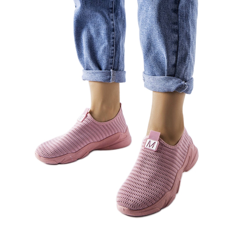 Tenisi slip-on roz de la Azalee