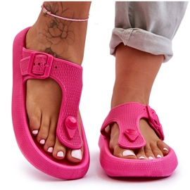 Slapi de damă cu spumă fucsia Apollo roz