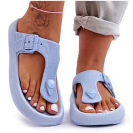 Șlapi Apollo Blue Foam pentru damă albastru
