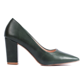 Pompe stiletto verde închis de la Shelovet Pompe stiletto verde închis de la Shelovet