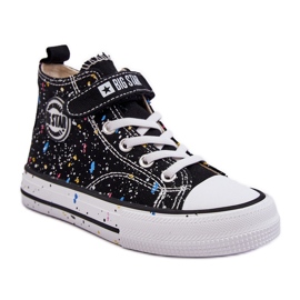 Pantofi pentru copii cu model Big Star LL374050 Negri negru Pantofi pentru copii cu model Big Star LL374050 Negri negru