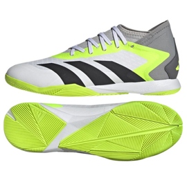 Adidas Predator Accuracy.3 In M GY9990 pantofi de fotbal alb alb Adidas Predator Accuracy.3 In M GY9990 pantofi de fotbal alb alb