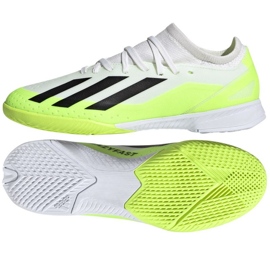 Pantofi de fotbal Adidas X Crazyfast.3 In Jr IE1563 alb alb Pantofi de fotbal Adidas X Crazyfast.3 In Jr IE1563 alb alb