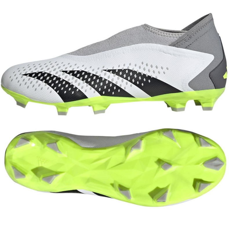 Pantofi Adidas Predator Accuracy.3 Ll Fg M GZ0021 alb alb Pantofi Adidas Predator Accuracy.3 Ll Fg M GZ0021 alb alb