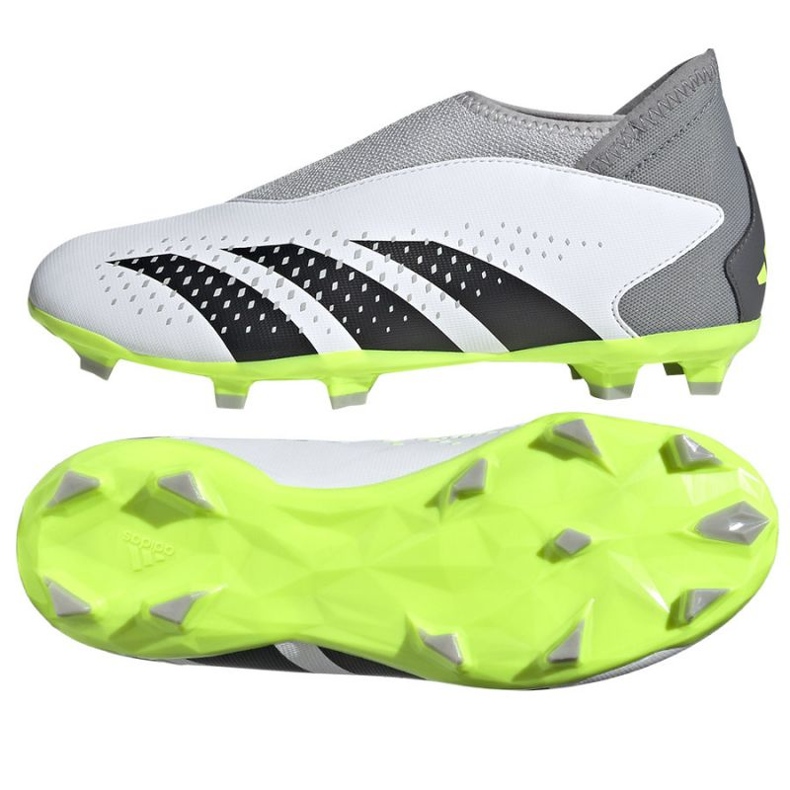 Pantofi adidas Predator Accuracy.3 Ll Fg Jr IF2265 alb alb