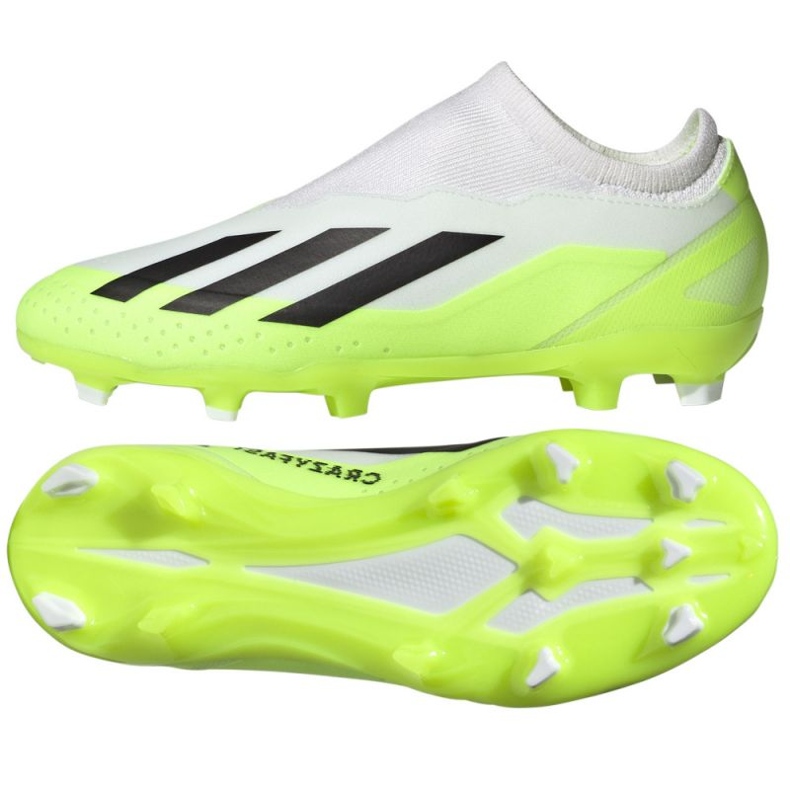 Pantofi adidas X CRAZYFAST.3 Ll Fg Jr ID9357 alb alb Pantofi adidas X CRAZYFAST.3 Ll Fg Jr ID9357 alb alb