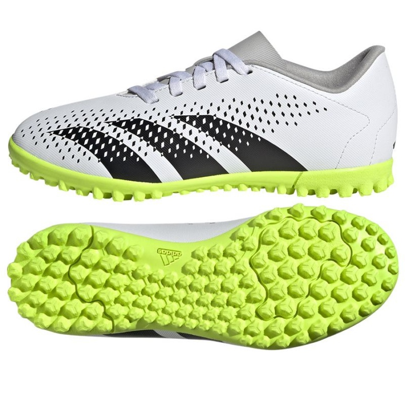 Pantofi Adidas Predator Accuracy.4 Tf Jr IE9444 alb alb