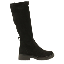 Cizme de sărut Caprice 25606-41 044 Black Stretch negru Cizme de sărut Caprice 25606-41 044 Black Stretch negru