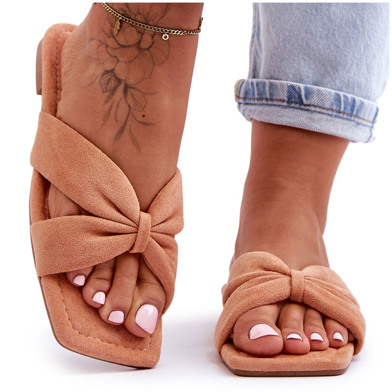 Papuci de damă portocalii Vanilla Sky din velur portocale Papuci de damă portocalii Vanilla Sky din velur portocale