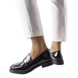 Mocasini lacuiti negri de la Gioia negru