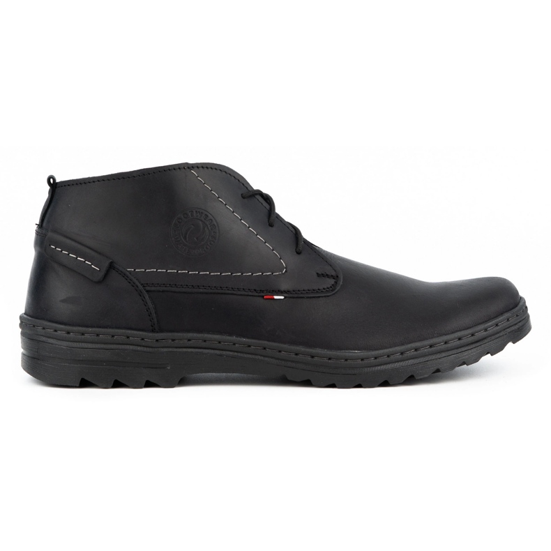 Olivier Pantofi casual barbati din piele 234GT negru