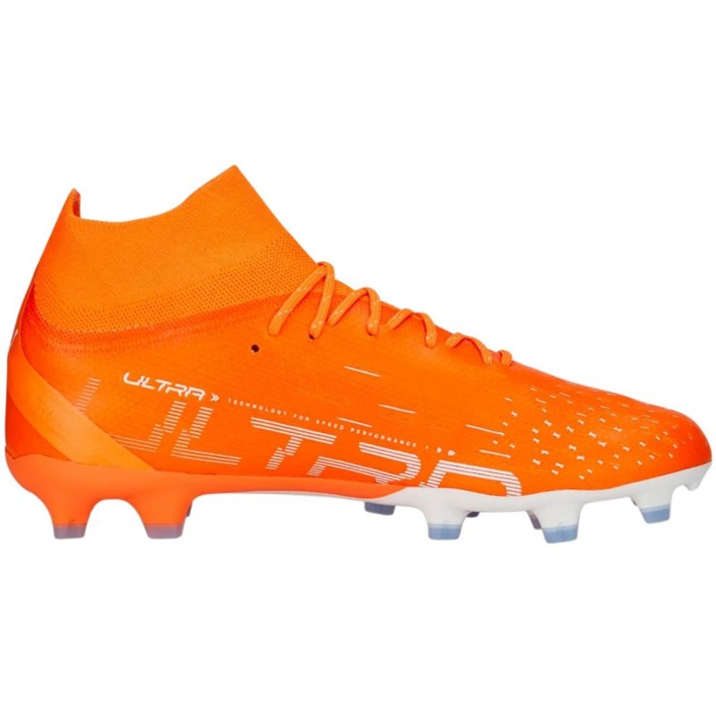 Ghete de fotbal Puma Ultra Pro FG/AG M 107240 01 portocale portocale si rosii
