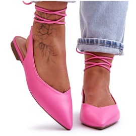 PG1 Balerini de damă legati roz Lilly Ann PG1 Balerini de damă legati roz Lilly Ann