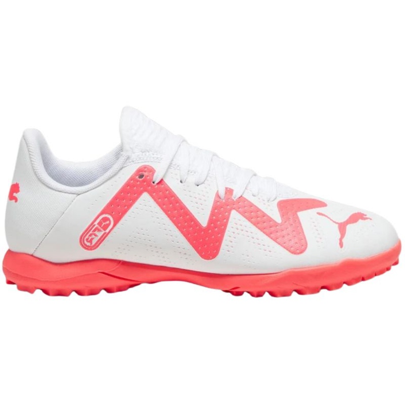 Ghete de fotbal Puma Future Play Tt Jr 107391 01 alb alb