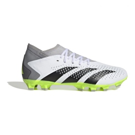 Pantofi de fotbal Adidas Predator Accuracy.3 Mg M IE9484 alb și gri alb