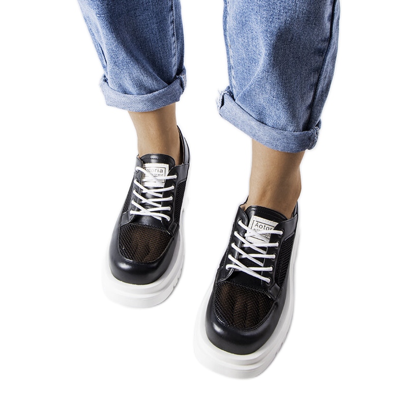 Inna Pantofi Tasmin masivi negri ajurati negru