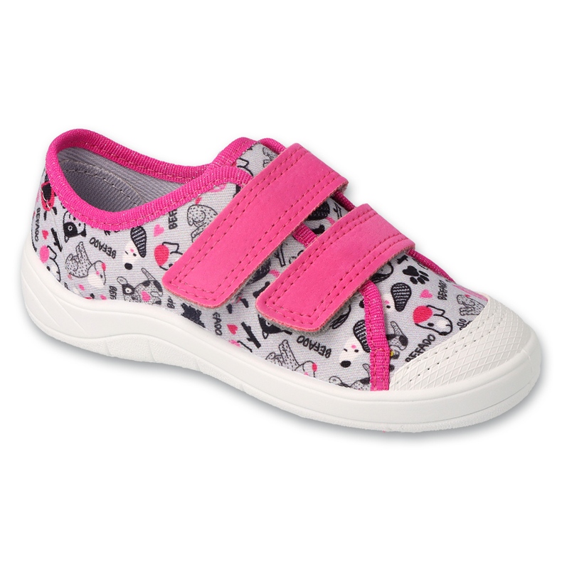 BEFADO COPILS SNAKERS 772Y005 Grey-Pink cu modele gri