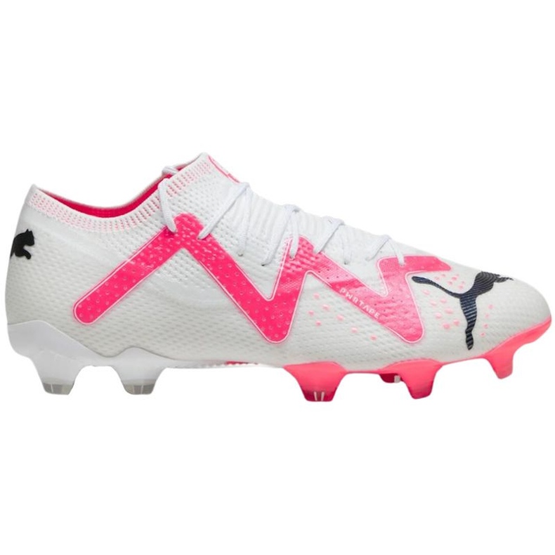 Pantofi de fotbal Puma Future Ultimate Low FG/AG M 107359 01 alb alb