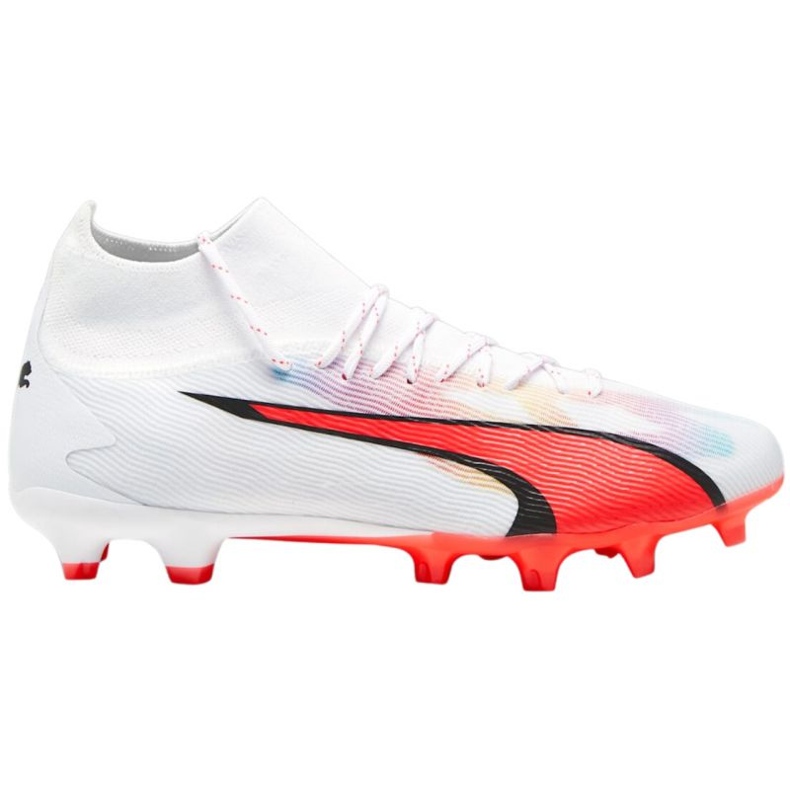 Pantofi de fotbal Puma Ultra Pro FG/AG M 107422 01 alb alb