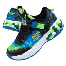Pantofi Skechers Minecraft Led Jr 402204L/BBLM multicolor