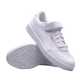 Pantofi Puma Court Ultra Strap M 390983-01 alb