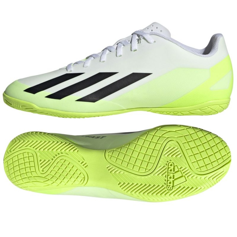 Adidas X Crazyfast.4 In M IE1586 pantofi de fotbal alb alb Adidas X Crazyfast.4 In M IE1586 pantofi de fotbal alb alb