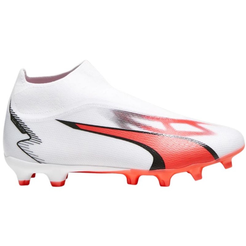 Pantofi de fotbal Puma Ultra Match+ Ll FG/AG M 107511 01 alb alb