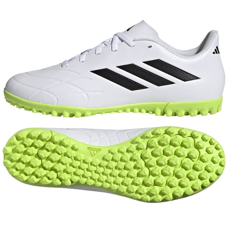 Pantofi de fotbal Adidas Copa Pure.4 Tf M GZ2547 alb alb