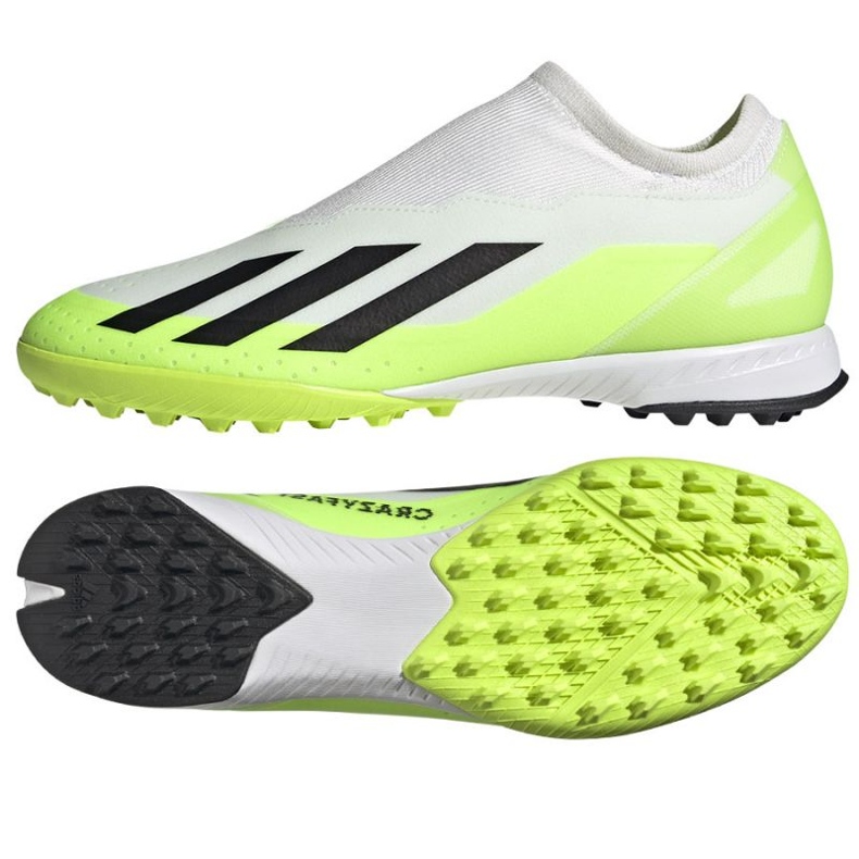 Pantofi de fotbal Adidas X Crazyfast.3 Ll Tf M ID9346 alb alb