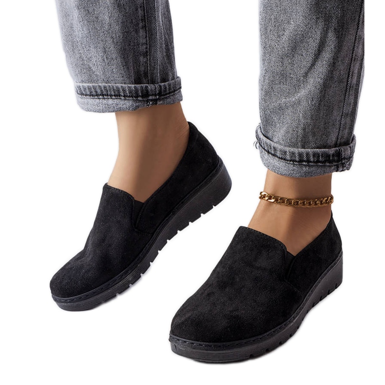 Pantofi negri de la Pirn negru