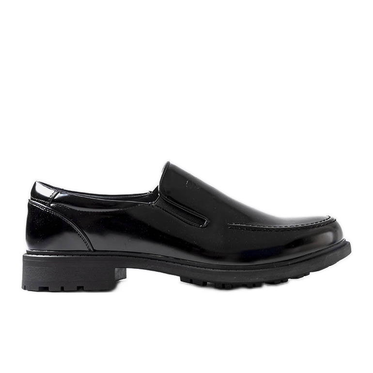 Brogues Shoffner pentru bărbați de culoare neagră negru