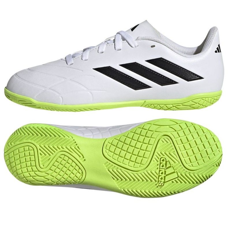 Pantofi de fotbal Adidas Copa Pure.4 In Jr GZ2552 alb