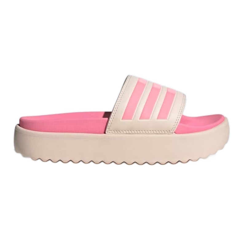 Șlapi Adidas Adilette Platform HP9409 roz bej