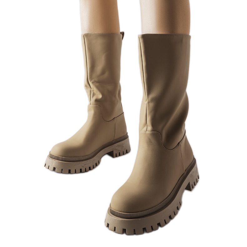 Cizme Hollie maro mat