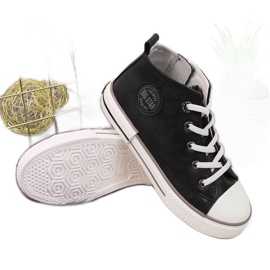 Tenisi copii piele ecologica neagra Big Star II374003 negru Tenisi copii piele ecologica neagra Big Star II374003 negru