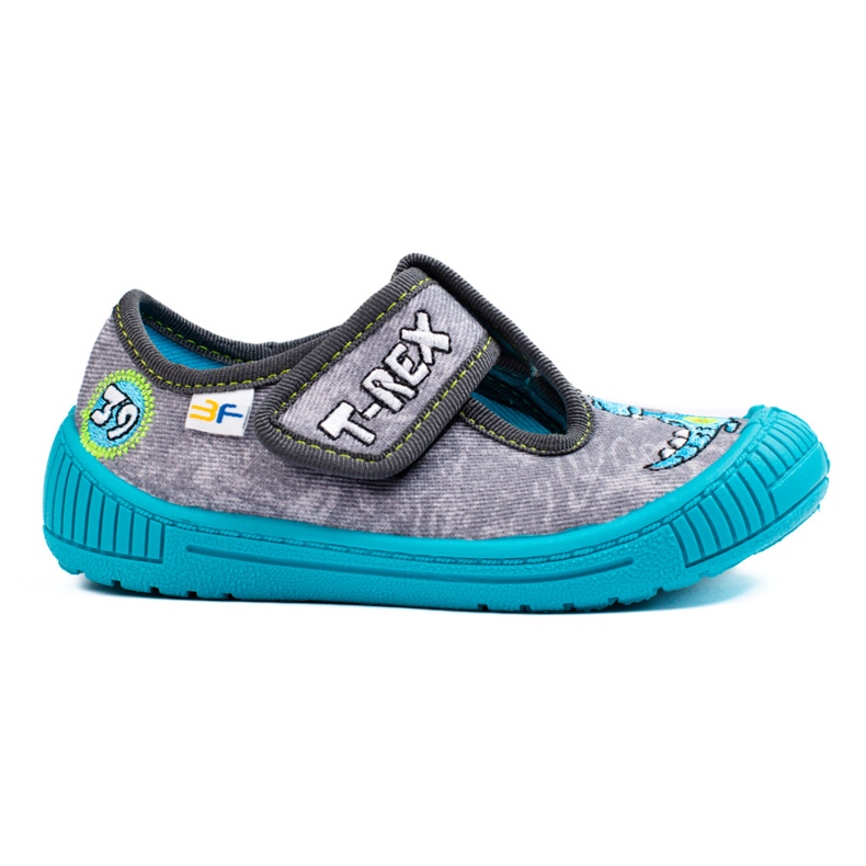 SHELOVET Papuci gri pentru gradinita pentru un baiat 3E